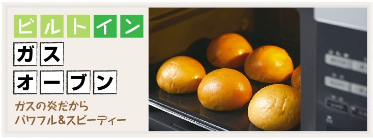 ビルトインガスオーブン